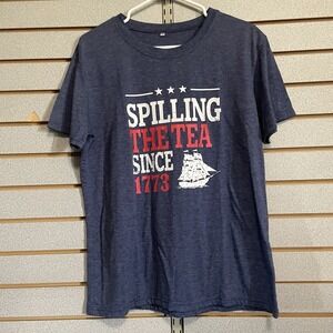 Unbranded Spilling The Tea Since 1773  T Shirt Tee Large L‎